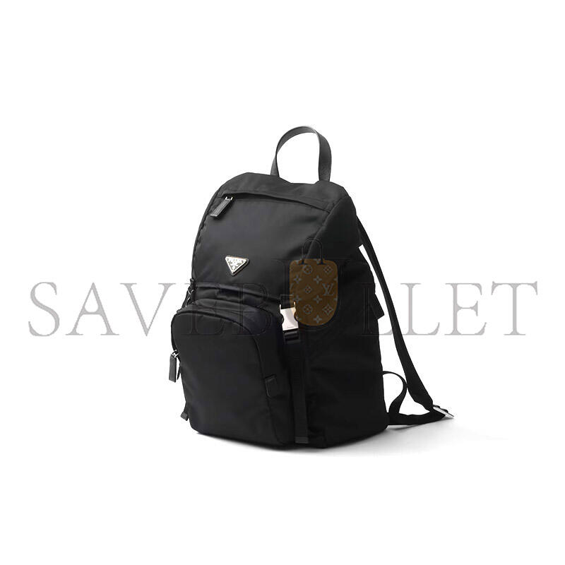 PRADA RE-NYLON AND SAFFIANO LEATHER BACKPACK 2VZ135 (45*27*17cm)